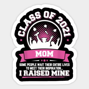 Graduation  Proud Mom Of A Class Of 2024 Graduate Sticker